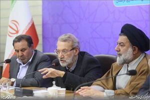 لاریجانی: بودجه خسارات سیل را پیگیری و تامین می‌کنیم