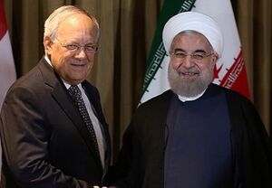 رئیس‌جمهور سوئیس با روحانی دیدار و گفت‌وگو کرد