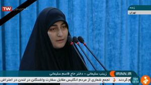 دختر سردار سلیمانی: نام حاج قاسم سلیمانی آشیانه صهیونیسم و تکفیر را می‌لرزاند