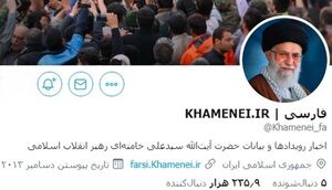 تداوم کارشکنی توئیتر برای جلوگیری از فعالیت بین‌المللی KHAMENEI.IR