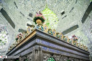 فیلم/ لحظه باز شدن درب ضریح حضرت عبدالعظیم(ع)