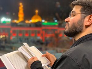 نوای میثم مطیعی از کربلا در شب شهادت امام علی (ع)