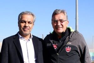 جلسه عرب با سرمربی پرسپولیس +عکس