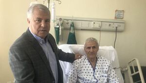 عکس/ عیادت علی پروین از سرمربی اسبق تیم ملی