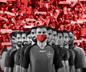 پیام پرسپولیسی‌ها به پرستاران +عکس