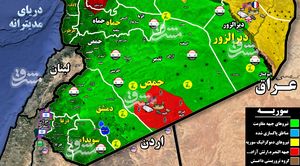 بازگشت آرامش به جنوب سوریه با پایان کار بازمانده‌های داعش در منطقه «تلول الصفا»/ غده سرطانی غرب استان دمشق آزاد شد+ تصاویر و نقشه میدانی