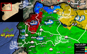 شمارش معکوس برای یک تغییر بزرگ میدانی/ این شهر به قبرستان تروریست‌ها در شمال سوریه تبدیل می‌شود + نقشه میدانی و عکس