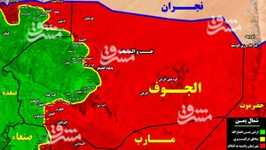 عملیات کوبنده نیروهای یمنی در استان الجوف/ شکست سنگین مزدوران سعودی + نقشه میدانی و عکس