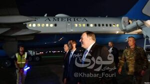 عکس/ سفر غیرمنتظره پمپئو به بغداد