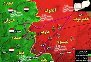 آخرین تحولات میدانی در قلب یمن/ هدف و مقصد اصلی رزمندگان یمنی در استان مأرب چیست؟ + نقشه میدانی و عکس