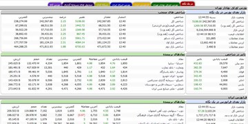 رکورد شکنی شاخص بورس تهران/افزایش ۵۱۰۸ واحدی شاخص کل