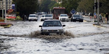 آب‌گرفتیگی در برخی معابر/کشش برخی نقاط برای جذب آب پایین است