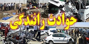 تصادف اتوبوس با تریلى  ٣٠ مصدوم بر جا گذاشت