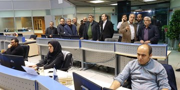 حضور حناچی در مرکز کنترل ترافیک تهران