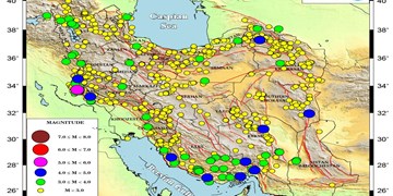 ثبت بیش از ۸۹۰ زمین‌لرزه در فروردین ۱۳۹۸ توسط مرکز لرزه‌نگاری مؤسسه ژئوفیزیک