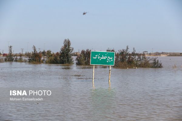 آب 《آق قلا》 در استان گلستان را شست+ عکس