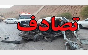 8 مجروح در برخورد سرویس مدرسه با درخت+عکس