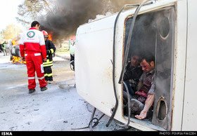 سانحه جاده‌ای در جاده پلیس راه «تبریز- تهران»