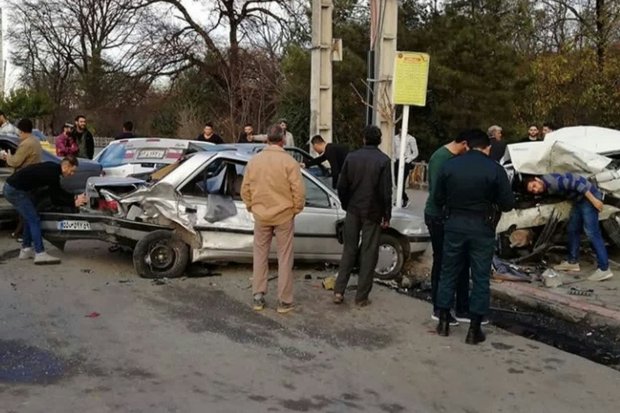 تصادف در محور ناهارخوران گرگان ۳ مصدوم برجای گذاشت