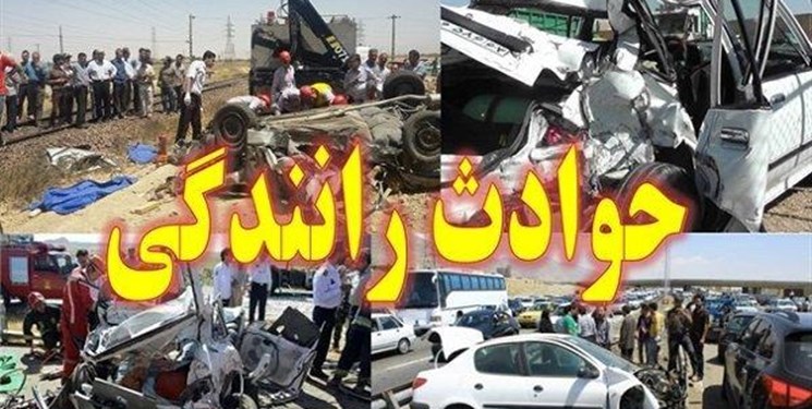 تصادف خودروی سمند با ماشین پلیس/ مصدومیت راننده و افسر ناجا