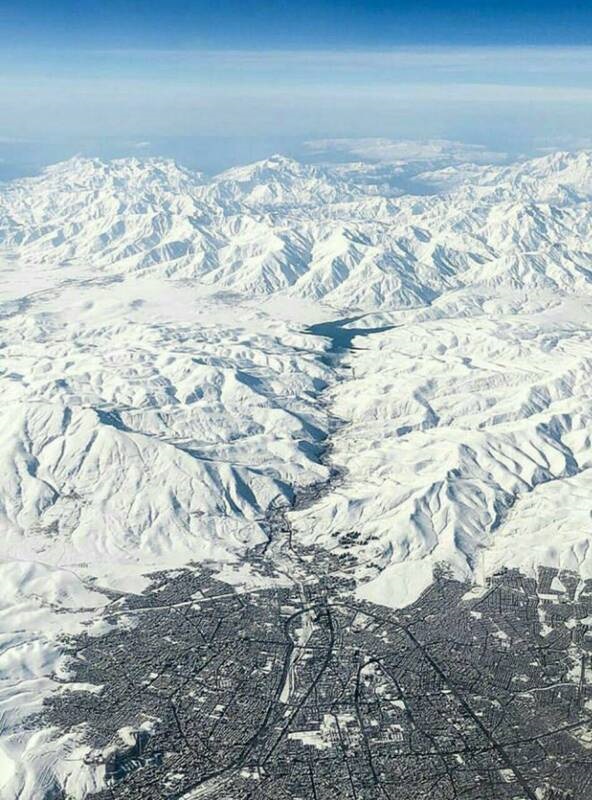 تصویر هوایی دیدنی از ارومیه