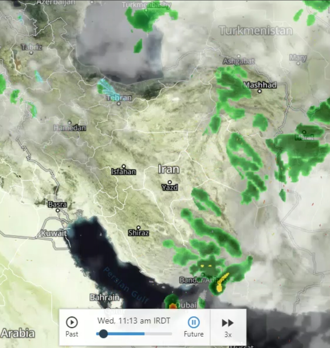 خروج تدریجی ابرها از آسمان ایران+فیلم