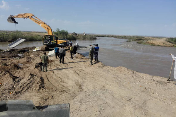 سیل محور نصرت آبادبستان در دشت آزادگان کمتر از یک هفته مهار میشود