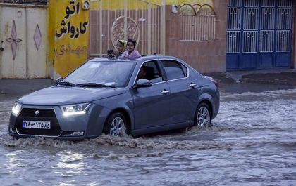 زابل هم زیر آب رفت +عکس