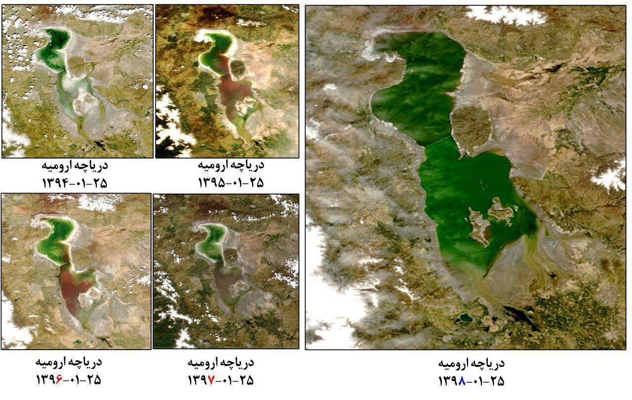 افزایش ۷۱ سانتیمتری تراز دریاچه ارومیه