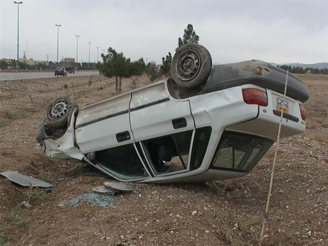 یک کشته در واژگونی ۶ خودرو در خراسان شمالی