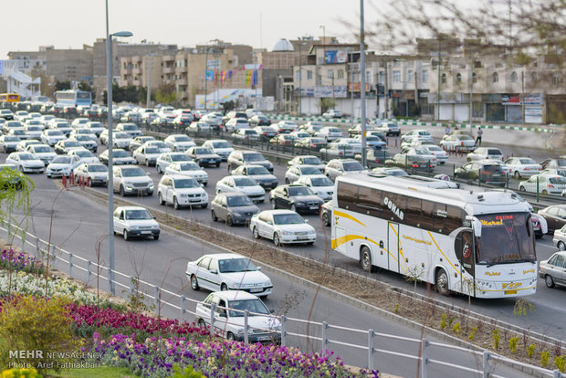 مه‌گرفتگی و کاهش دید در برخی محورها