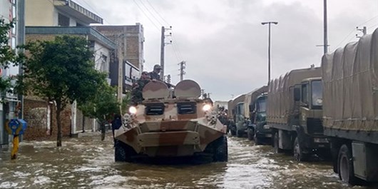 آماده‌باش ارتش برای مقابله با سیل احتمالی در خوزستان