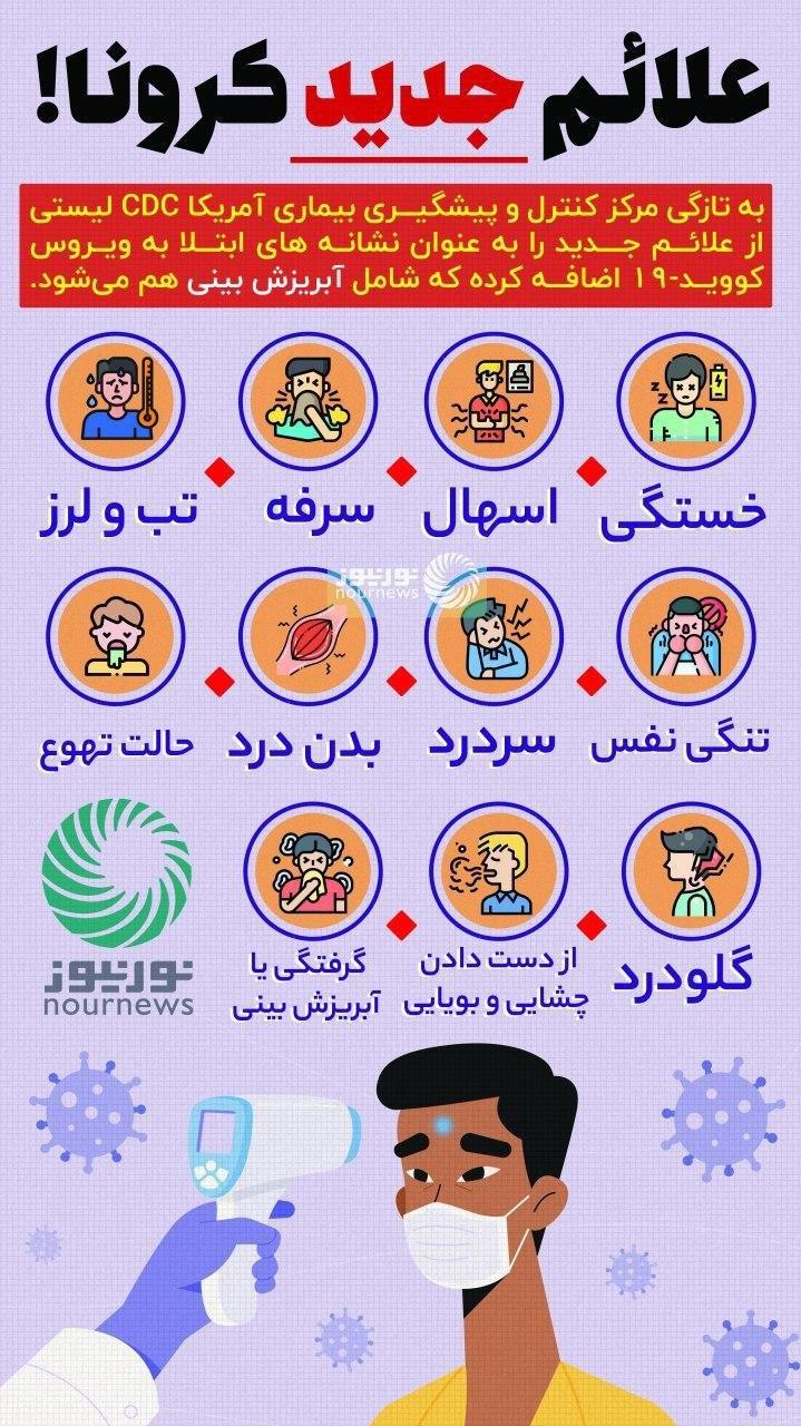 علائم جدید کرونا!