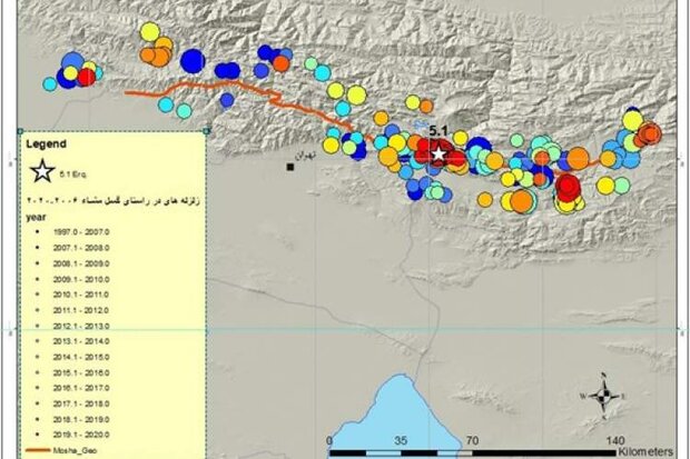 علت بیشتر بودن زلزله های شرق تهران چیست؟