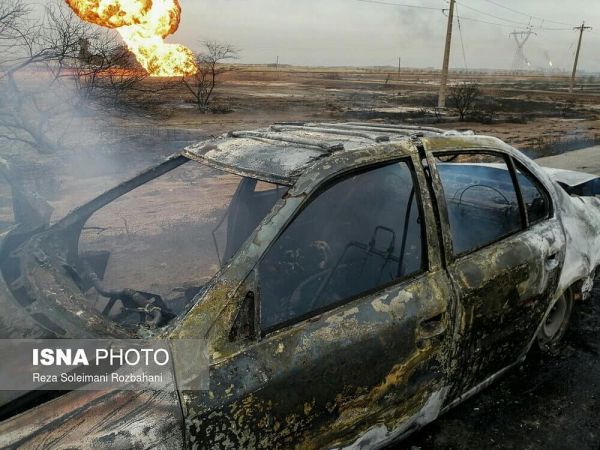 انفجار در اهواز بر اثر نشت گاز+ عکس